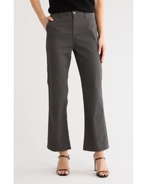 AG Jeans Kinsley Plaid Bootcut Jeans - Black