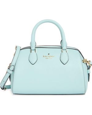 Kate Spade Madison Saffiano Leather Small Satchel - Blue