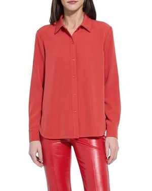 Lyssé Parker Button Down Shirt - Red