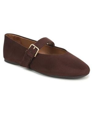 Nordstrom Rack Teresa Faux Leather Mary Jane Flat - Brown