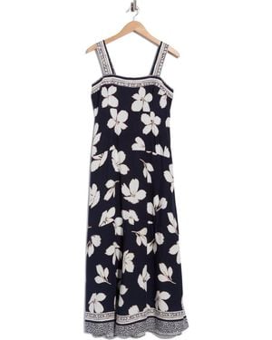 Halogen® Wide Strap Maxi Dress - Blue