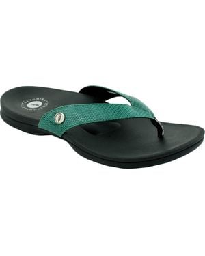 Revitalign Chameleon Orthotic Flip Flop - Green