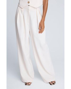 Kenneth Cole Double Pleat Twill Pants - White