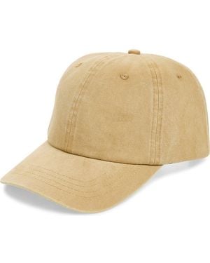 Nordstrom Rack Washed Baseball Cap - Natural
