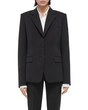 Helmut Lang Classic Virgin Wool Blazer - Black
