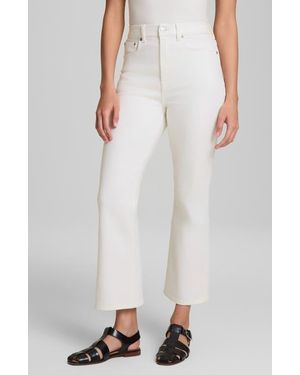 Spanx Spanxsculpt Redefine High Rise Kick Flare Jeans - White