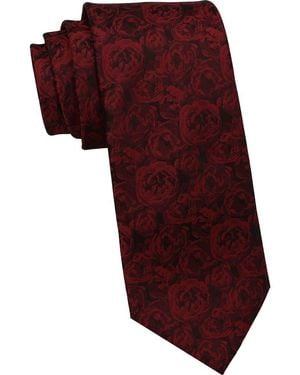 KARL LAGERFELD Rose Bushel Tie - Red