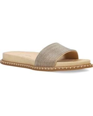 Pelle Moda Nyra Slide Sandal - Natural