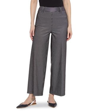 Lyssé Darlene Stripe High Waist Wide Leg Pants - Gray