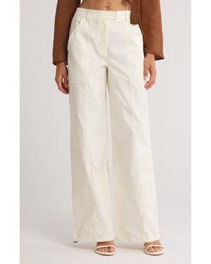 Jonathan Simkhai Delfina Cargo Pants - White