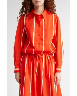 Marimekko Rypytys Puhveli Stripe Shirt - Red