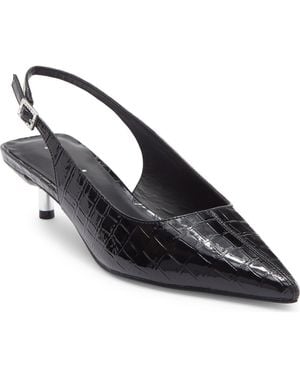 Abound Lidia Slingback Kitten Heel Pump - Black