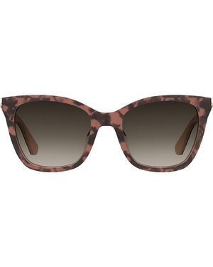 Kate Spade 55Mm Desi Oversize Sunglasses - Brown