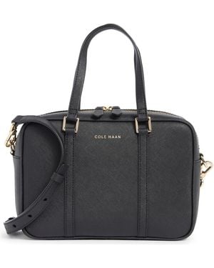 Cole Haan Go Anywhere Leather Satchel - Black