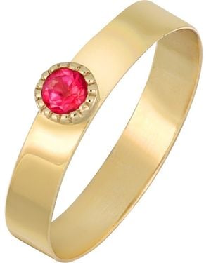 Bony Levy 14K Topaz Stackable Band Ring - Metallic