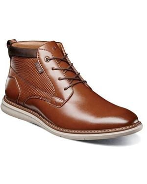 Nunn Bush Chase Plain Toe Chukka Boot - Brown