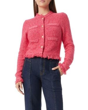 Sam Edelman Indria Fringe Jacket - Red