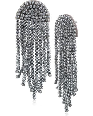 Jardin Beaded Waterfall Drop Earrings (Nordstrom Exclusive) - Black