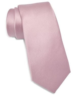 Con.struct Solid Satin Tie - Pink