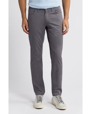 Brax Chuck Slim Fit Five-Pocket Pants - Gray