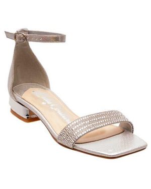 Lady Couture Doris Ankle Strap Sandal - Metallic