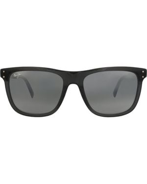 Maui Jim 56Mm Polarized Bi-Gradient Square Sunglasses - Gray