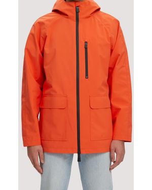 Noize Oliver Water Resistant Hooded Jacket - Orange