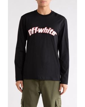 Off-White c/o Virgil Abloh Diagonal Skate Long Sleeve T-Shirt in