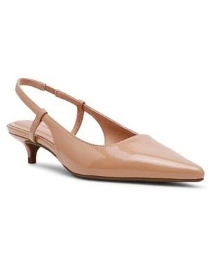 Anne Klein Shorty Slingback Pump - Brown