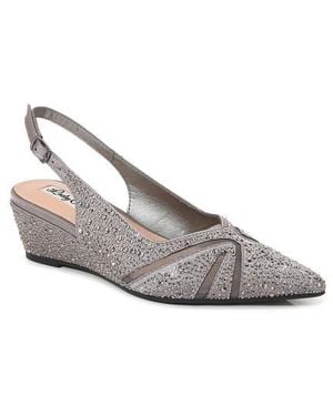 Lady Couture Daniel Embellished Slingback Pump - White