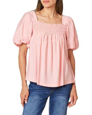 Angels Forever Young Phoenix Bubble Sleeve Top - Red