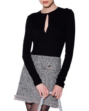 Walter Baker Charlie Keyhole Top - Black