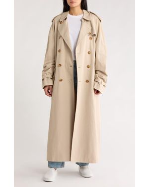 Denimist Oversize Trench Coat - Natural
