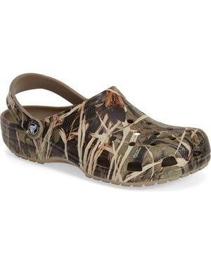 Crocs™ Classic Realtree Camo Clog Slip-On - Brown