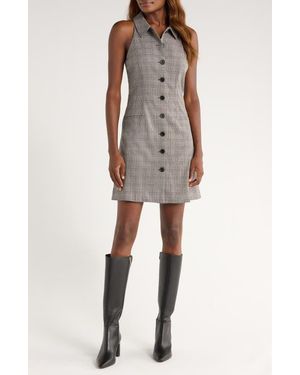 Halogen® Cutaway Suit Dress - Gray