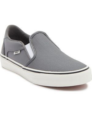 Vans Asher Deluxe Slip-On Sneaker - Gray