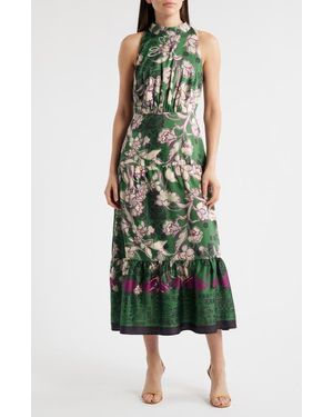 Sam Edelman Bandanna Print Maxi Dress - Green