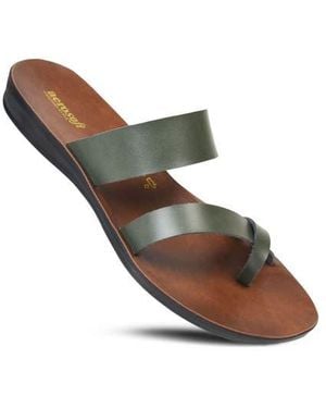 Aerosoft Verona Travel Sandal - Brown