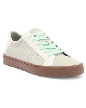 Mykos Vita Perforated Low Top Sneaker - White