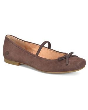 Børn Bley Mary Jane Flat - Brown