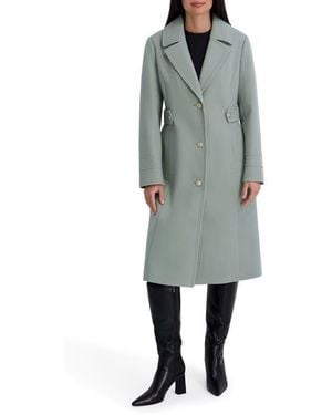 Kensie Belt Detail Coat - Gray