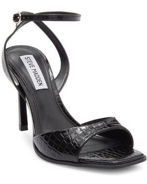 Steve Madden Presten Ankle Strap Sandal - Black