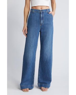 ASKK NY Wide Leg Jeans - Blue