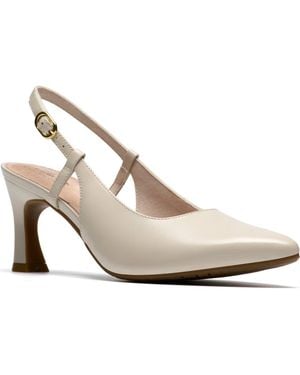 Clarks Tammitha Slingback Pump - White