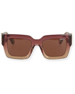 Off-White c/o Virgil Abloh 52Mm Mystic Gradient Square Sunglasses - Brown