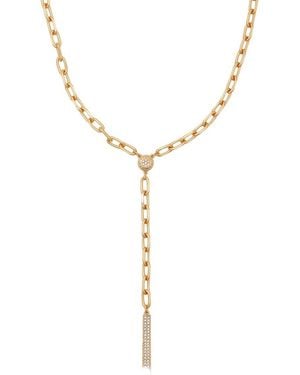 Vince Camuto Lariat Chain Necklace - Blue