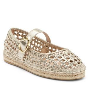 Stuart Weitzman Margrete Mary Jane Espadrille - Natural