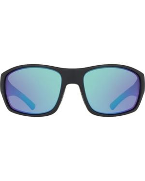 Dragon 64Mm Oversize Rectangular Sunglasses - Blue