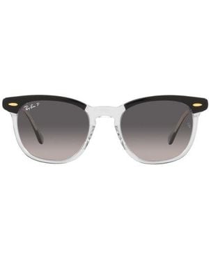 Ray-Ban Hawkeye 50Mm Gradient Polarized Square Sunglasses - Black