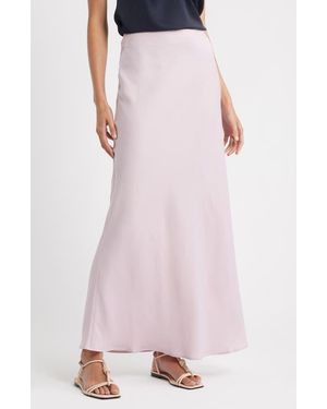 BOSS Visos Satin Maxi Skirt - Pink